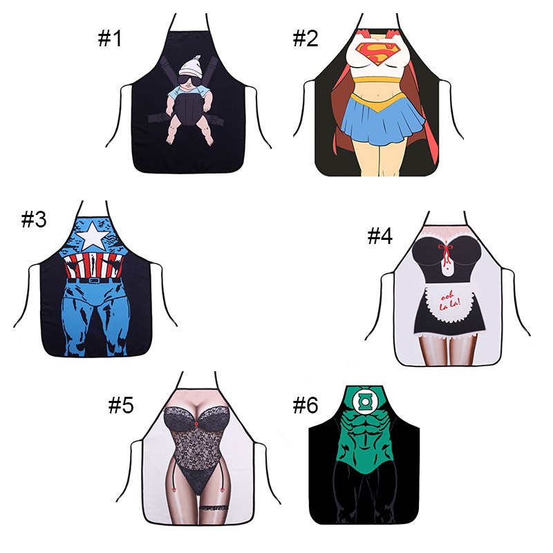 Wonder Woman Creative Apron for Kitchen Fun