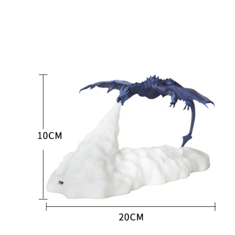 3D Fire-Breathing Dragon Night Light