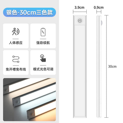 Ultra-Thin Smart LED USB Rechargeable Cabinet Light