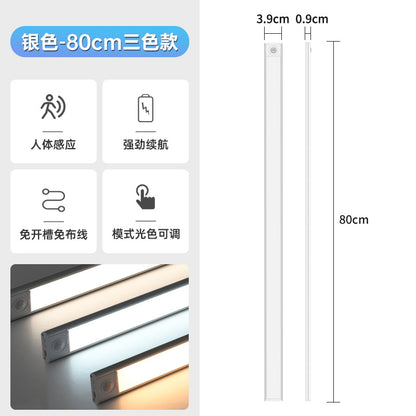 Ultra-Thin Smart LED USB Rechargeable Cabinet Light