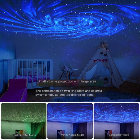 App-Controlled Star Projector with Rotating Lights