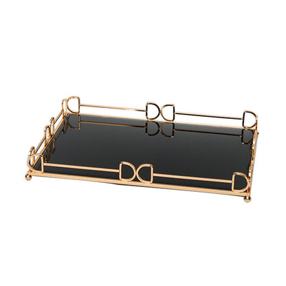 Mirror Tray - Multifunctional Metal Storage for Home Decor