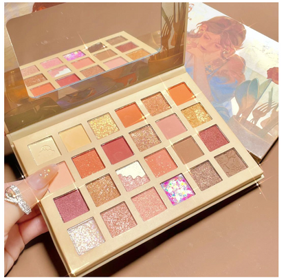 Fuloving 24-Color Garden Girls Eyeshadow Palette