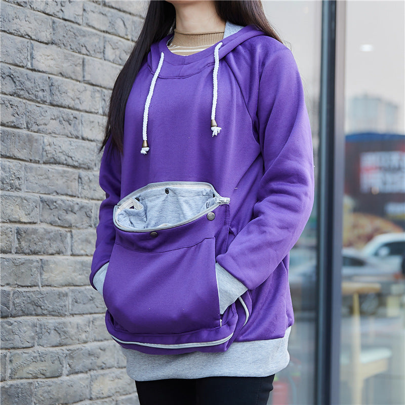 Women Pullover Hoodie Sweatshirt for Pets Cat Small Dog