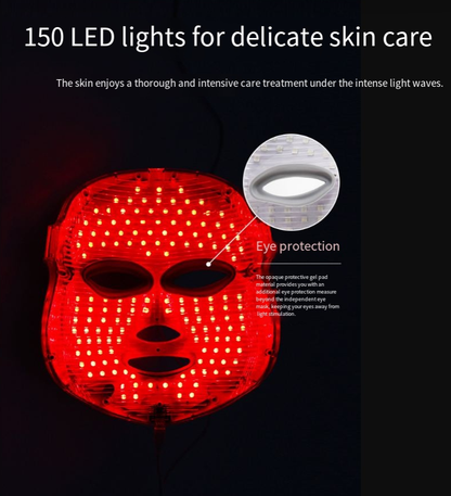 LED Beauty Mask with Seven Color Light Therapy