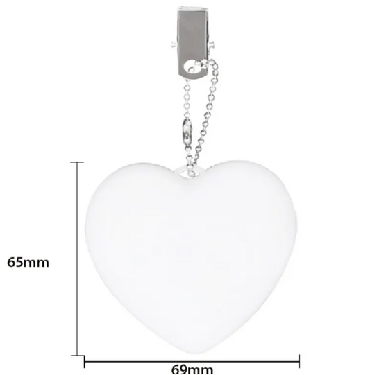 Glow Heart LED Handbag Charm & Night Light