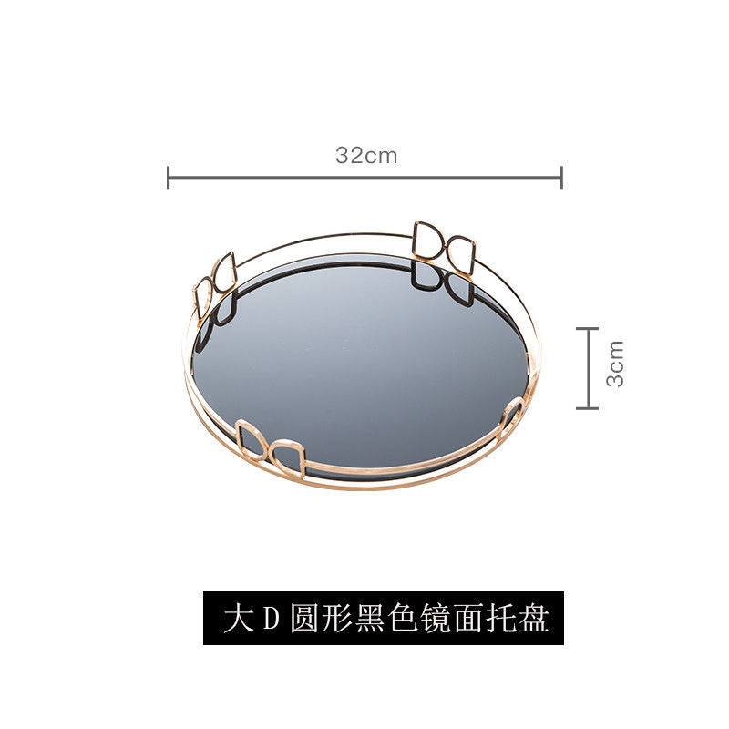 Mirror Tray - Multifunctional Metal Storage for Home Decor