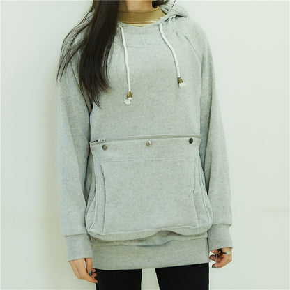 Women Pullover Hoodie Sweatshirt for Pets Cat Small Dog
